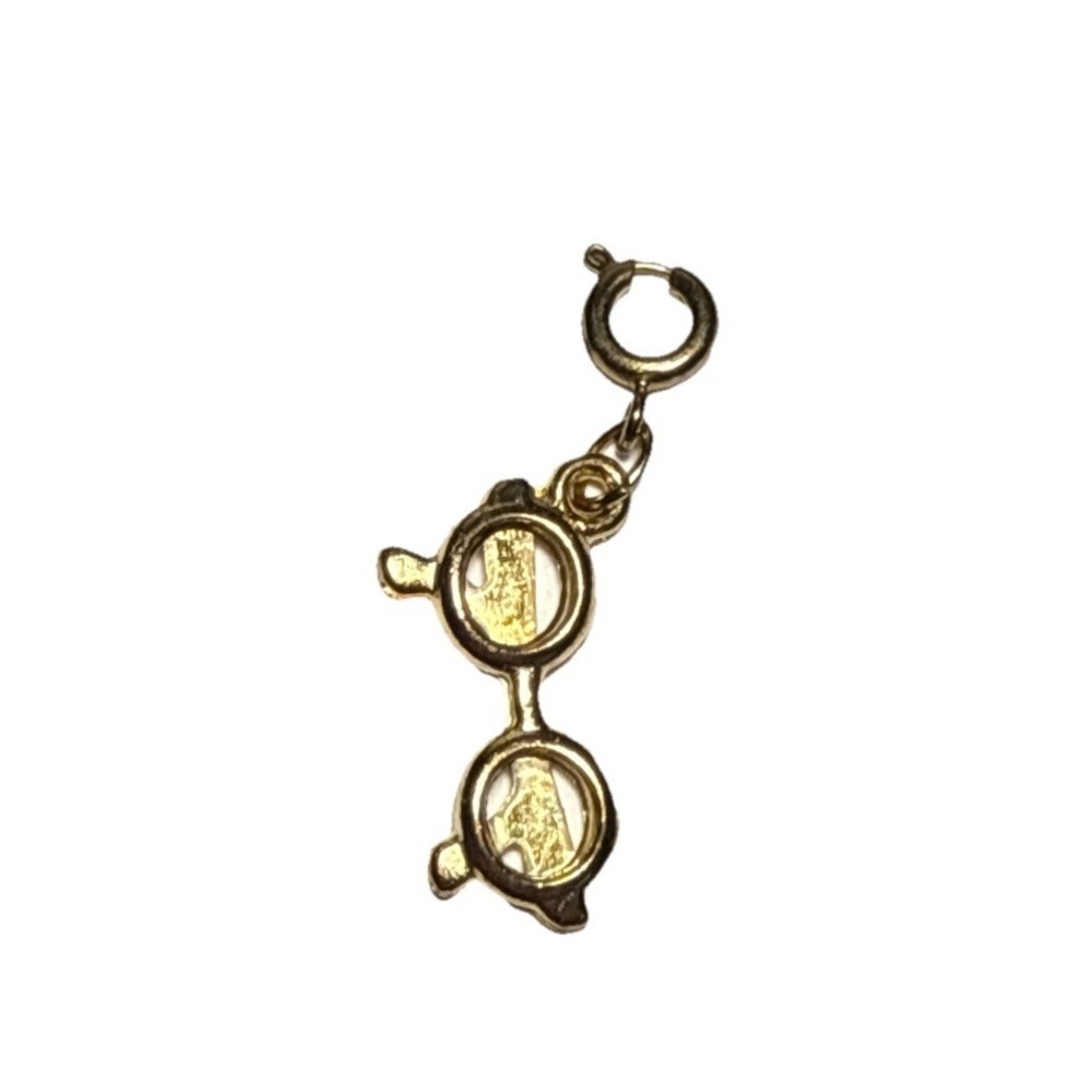Diamonds Intl‎ Glasses Charm Gold Tone Spring Ring J-10C